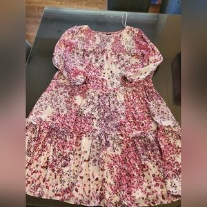 Maison Tara Floral Smocked Dress s:12